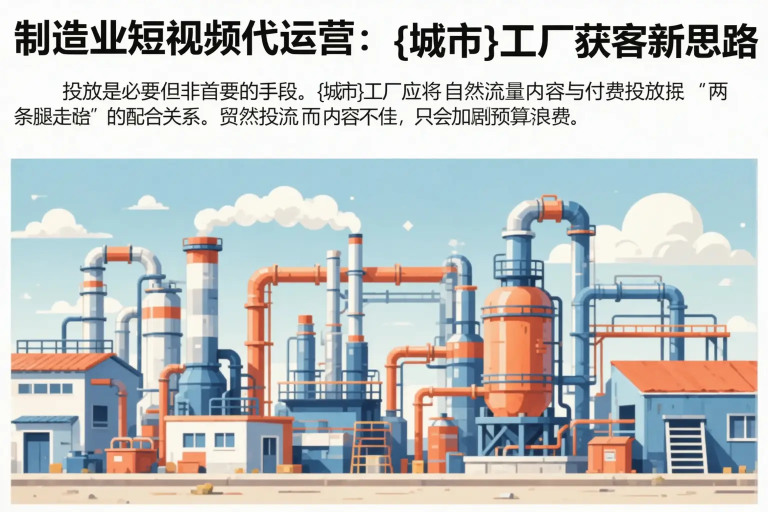 制造业短视频代运营:大埔工厂获客新思路